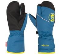 Trollkids - Kid's Troll 3 Finger Glove - Gloves size 4 - 6-7 Years, blue