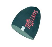Trollkids - Kid's Troll Beanie Long - Beanie size 48-52 cm - 2-5 Years, blue