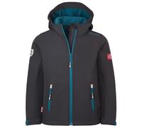 Trollkids - Kid's Trollfjord Jacket - Softshell jacket size 104, grey