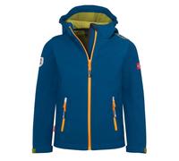 Trollkids - Kid's Trollfjord Jacket - Softshell jacket size 164, blue
