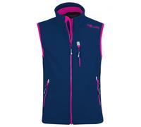 Trollkids - Kid's Trollfjord Vest - Softshell vest size 116, blue