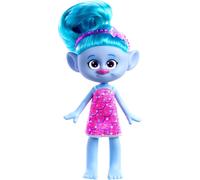 Trolls Band Together Trendsettin Fashion Doll Blue Hair - Chenille