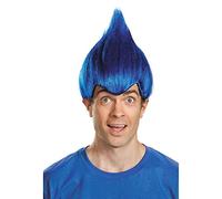 Trolls Dark Blue Wild & Wacky Vibrant Costume Wig Adult