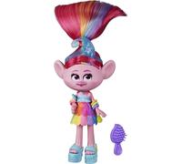 DreamWorks Trolls Glam Poppy Fashion Doll with Dress, Shoes, and More, Inspired by the Movie Trolls World Tour, Toy for Girl 4 Years and Up