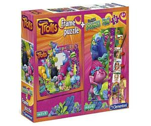 Trolls Frame Puzzle 2-in-1 Play Game Window Puzzle & Maxi Puzzle