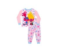 Trolls Girl's Poppy & Viva Pyjamas in Pink | Size: 8-9 Years Trolls Pink 8-9 Years