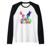 Trolls Happy Easter with Poppy and Branch Raglan Baseball Tee