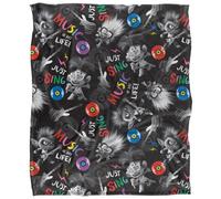 Trolls Just Sing Silky Soft Touch Blanket Black/multicoloured (One Size)