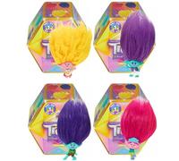 Trolls Pom Poms Series 1 Keyclip Figure Identified Sets - Pack of 4