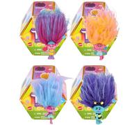 Trolls Pom Poms Series 2 Keyclip Toy Figure Identified Sets - Pack of 4