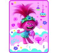 Trolls Throw Micro Plush Raschel Blanket Singing Duo