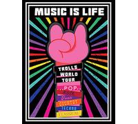 Trolls World Tour (Life Is Music) 30x40cm Canvas