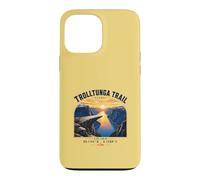 Trolltunga Trail Norway Hiking Fjord Sunset Case for iPhone 13 Pro Max