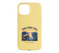 Trolltunga Trail Norway Hiking Fjord Sunset Case for iPhone 15