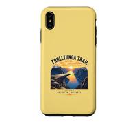 Trolltunga Trail Norway Hiking Fjord Sunset Case for iPhone XS Max