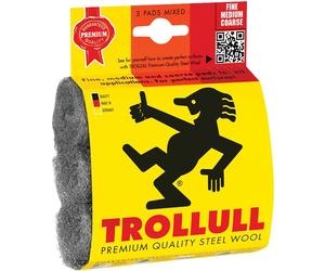 Trollull 3 Piece Steel Wire Wool Set