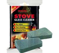 Trollull Cleaner Pads For Stove Glass 2 In A Pack Rakso Stove Glass Cleaner