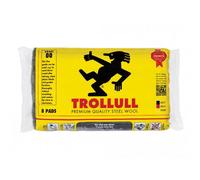 Trollull Extra Large Steel Wool Pads Multi Colour (Grade 00 (Pack Of 8))
