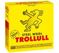 TROLLULL Steel Wool | Wire Wool 450g extra-fine 0000 polishes waxed wood, copper, brass, and matt surfaces, cleans glass