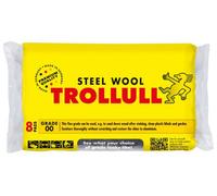 Trollull Steel Wool Eight Pads Grade 00