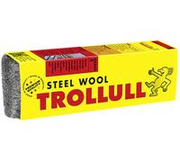 TROLLULL Steel Wool | Wire Wool 200g coarse 5 removes slurry stains from wood, paint splashes from glass, rust from tools