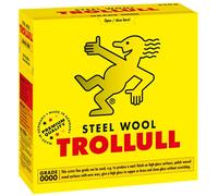 TROLLULL Steel Wool | Wire Wool 450g extra-fine 0000 polishes waxed wood, copper, brass, and matt surfaces, cleans glass