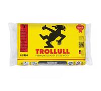Trollull TRL771234 Extra Large Steel Wool Pads Grade 3 (Pack 8)