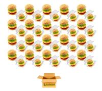 Trolly Party Burger Mini Sweets 10g - Individually Wrapped Burger-Shaped Candy | Fun Snack Treats for Parties, Gifts & Events (40x)
