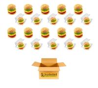 Trolly Party Burger Mini Sweets 10g - Individually Wrapped Burger-Shaped Candy | Fun Snack Treats for Parties, Gifts & Events (20x)