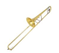 Trombone Alto Trombone Slide B Flat Lacquered Gold Western Brass Instrument(Mezzo-soprano in B♭)