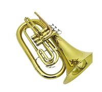 Trombone Bb Marching Baritone Brass Lacquered Gold Nickel Plated Professional Instrument High Performance Trumpet