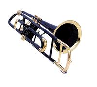 TROMBONE Bb PITCH. BLACK WITH FREE CASE + MP + SHIP