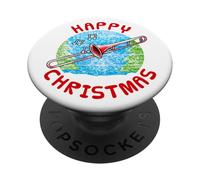 Trombone Christmas Trombonist Brass Musician Music Teacher PopSockets Adhesive PopGrip