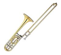 Trombone Instrument B Flat To F Tenor Change Pitch Trombone Wind Instrument Student Playing Lacquer Trombone With Case