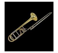 Trombone Instrument Bb/F Tone Tenor Change Pitch Trombone Brass Bell Mouth Trombone Instrument With Case And Accessories