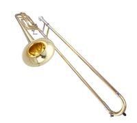 Trombone Instrument Brass Lacquer Gold Change Pitch Tenor Trombone B Flat To F Slide Trombone With Accessories