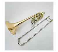 Trombone Instrument Double Color Double Piston Phosphor Bronze Bb/F Tone Trombone Instrument With Case And Accessories