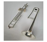 Trombone Instrument Playing Level Standing Keys Trombone Silver Plating Trombone With Case And Accessories