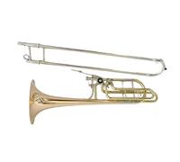Trombone Instrument Professional Bb/F/G/D Key Trombone Gold Copper Speaker Gold Lacquered Bass Trombone