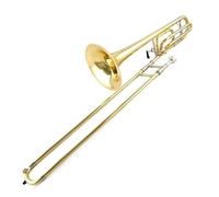 Trombone Instrument Tenor Change Pitch Trombone Instrument B Flat To F Slide Trombone With Lightweight Carrying Case