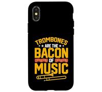 Trombone Is The Bacon Of Music Trombone Player Trombonist Case for iPhone X/XS