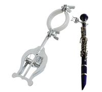 Trombone Lyre for Marching Band | Sheet Music Clip Metal Lyre Holder | Ceremony Wedding Musical Instrument Playing Gear for Practicing Beginners
