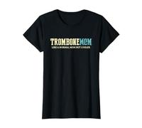Trombone Mom Cooler Fun Mommy Vintage Mothers Day T-Shirt