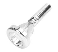 Trombone Mouthpiece Trainer, Copper Silver Plated Trumpet Practice Instrument, Embouchure Simulator for Lip Strength Training, Professional Musical Accessory for Intermediate and A