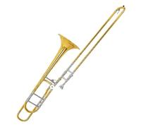 Trombone Musical Instruments Tenor Trombone B Flat To F Key White Copper Pitch Tube