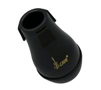 Trombone Mute Baritone Practice Tenor Trombone Silencer Trumpet Plunger Mute Trumpet Cup Mute French Horn Trombone Instrument Trumpet Stand Silencer for Trombone Harmon Bass Abs (Black)