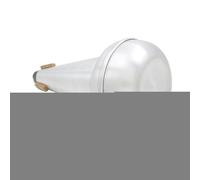 Trombone Mute, Practice Tool, 4.72x9.84 inches, Lightweight Quiet Straight Mute, Aluminum Alloy Silencer for Musician Rehearsal, Home Studio, Performance Accessory, Low Tone Control