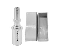 Trombone Pressure Relief Valve, Brass Mouth Strength Trainer, Professional Wind Instrument Accessory with Ergonomic Design for Comfortable Playing, Skill Correction Tool for All Le (Silver)