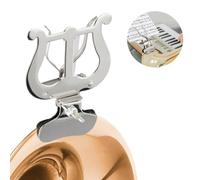 Trombone Sheet Music Clamp, Adjustable Lyre For Wind Instruments, Non-Slip, Lightweight, Easy-To-Use, Ideal For Marching Bands