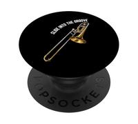 Trombone Slide Groove Music PopSockets Adhesive PopGrip
